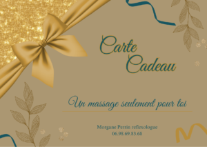 bon cadeau spa massage professionnel Élégant marron et beige