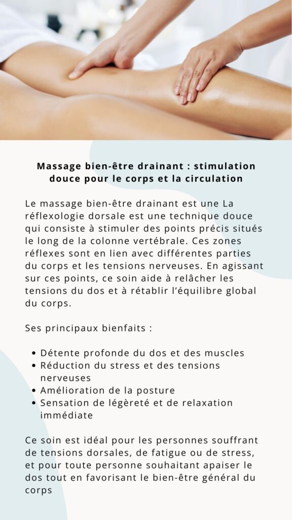 massage drainant 6