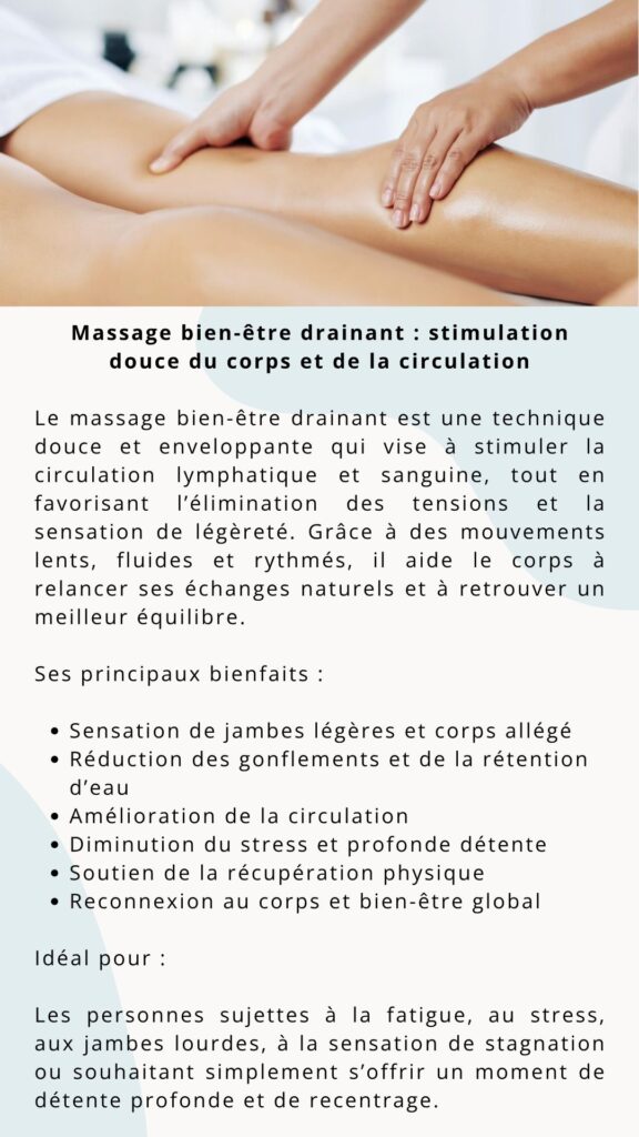 massage drainant 6